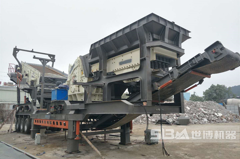 建筑垃圾多機組合破碎機，反擊破移動破碎機