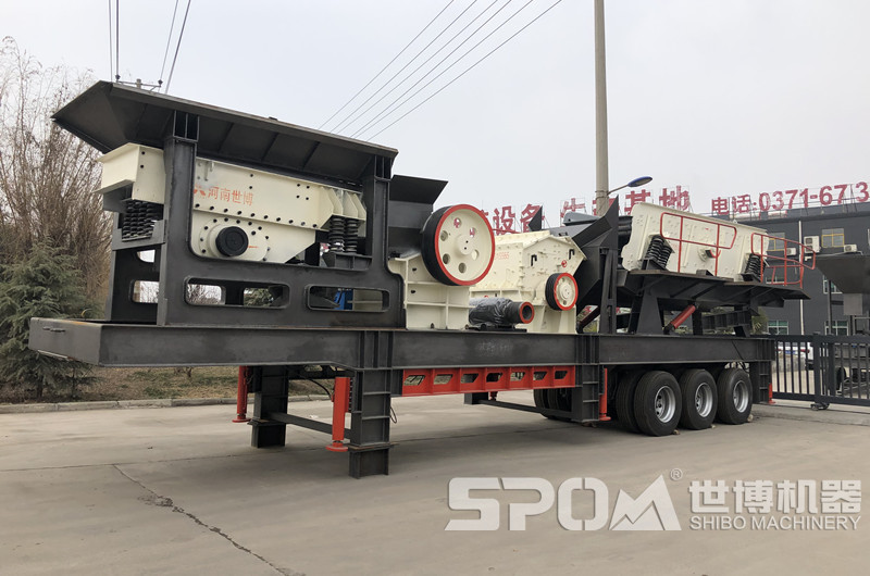 小型移動沙石破碎機